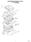 Diagram for 03 - Refrigerator Shelf Parts