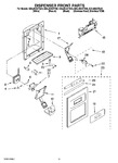 Diagram for 08 - Dispenser Front Parts