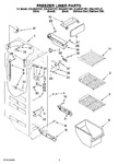 Diagram for 04 - Freezer Liner Parts