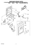 Diagram for 08 - Dispenser Front Parts