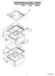 Diagram for 03 - Refrigerator Shelf Parts