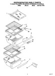 Diagram for 03 - Refrigerator Shelf Parts