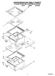 Diagram for 03 - Refrigerator Shelf Parts