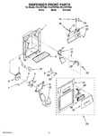 Diagram for 08 - Dispenser Front Parts