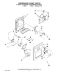 Diagram for 08 - Dispenser Front Parts