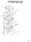 Diagram for 03 - Refrigerator Shelf Parts