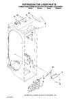 Diagram for 02 - Refrigerator Liner Parts