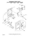 Diagram for 08 - Dispenser Front Parts