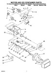 Diagram for 05 - Motor And Ice Container Parts