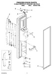 Diagram for 07 - Freezer Door Parts