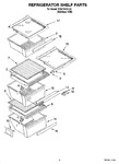 Diagram for 03 - Refrigerator Shelf Parts