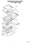 Diagram for 03 - Refrigerator Shelf Parts