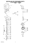 Diagram for 05 - Motor And Ice Container Parts