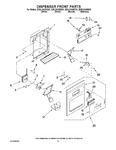 Diagram for 08 - Dispenser Front Parts