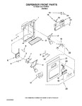 Diagram for 08 - Dispenser Front Parts