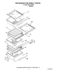 Diagram for 03 - Refrigerator Shelf Parts