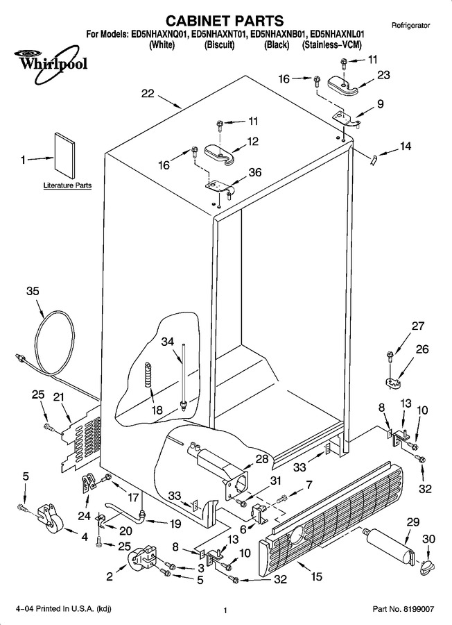 Diagram for ED5NHAXNB01