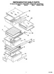 Diagram for 03 - Refrigerator Shelf Parts