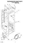 Diagram for 02 - Refrigerator Liner Parts