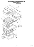 Diagram for 03 - Refrigerator Shelf Parts