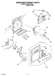 Diagram for 08 - Dispenser Front Parts