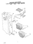 Diagram for 04 - Freezer Liner Parts