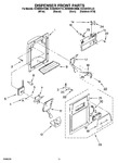 Diagram for 08 - Dispenser Front Parts