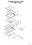 Diagram for 03 - Refrigerator Shelf Parts