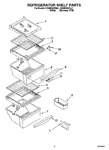 Diagram for 03 - Refrigerator Shelf Parts