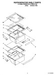 Diagram for 03 - Refrigerator Shelf Parts