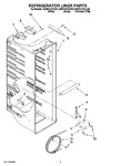 Diagram for 02 - Refrigerator Liner Parts