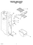 Diagram for 04 - Freezer Liner Parts