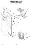 Diagram for 04 - Freezer Liner