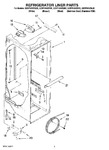 Diagram for 02 - Refrigerator Liner Parts