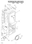 Diagram for 02 - Refrigerator Liner Parts