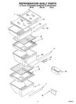 Diagram for 03 - Refrigerator Shelf Parts