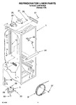 Diagram for 02 - Refrigerator Liner Parts