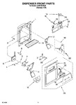 Diagram for 08 - Dispenser Front Parts