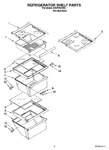 Diagram for 03 - Refrigerator Shelf Parts