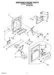 Diagram for 08 - Dispenser Front Parts