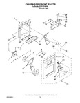 Diagram for 08 - Dispenser Front Parts