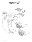 Diagram for 04 - Freezer Liner Parts