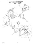 Diagram for 08 - Dispenser Front Parts