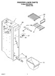 Diagram for 04 - Freezer Liner Parts