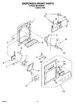 Diagram for 08 - Dispenser Front Parts