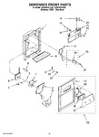 Diagram for 08 - Dispenser Front Parts