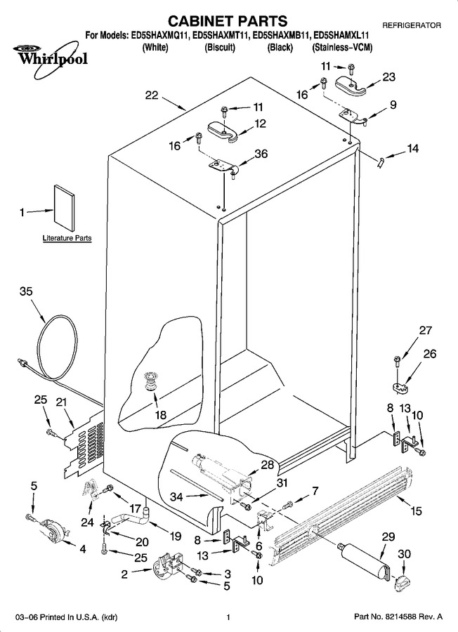 Diagram for ED5SHAXMB11