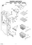 Diagram for 04 - Freezer Liner Parts