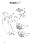 Diagram for 04 - Freezer Liner Parts