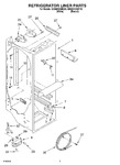 Diagram for 02 - Refrigerator Liner Parts